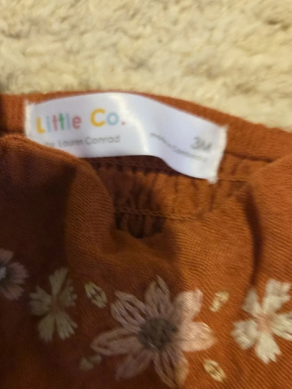 Girls Mixed Tops, Pants, & Dresses - Rust, Cream, Mauve, White, Mustard Set Boho